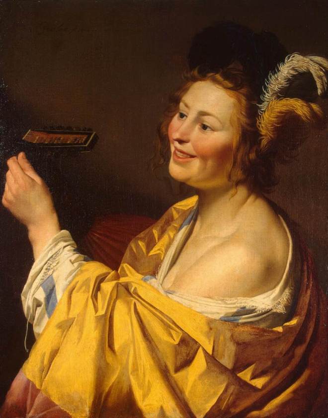 La joueuse de luth, 1624