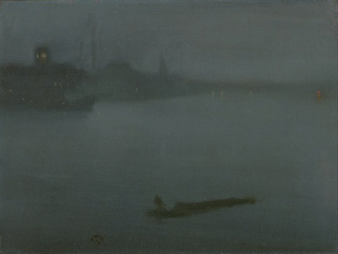 James Whistler, Nocturne en bleu et argent